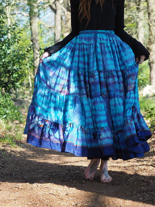 Tie Dye Zijden Rok 208