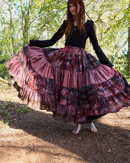 Tie Dye Zijden Rok 219