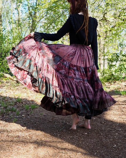 Tie Dye Zijden Rok 219