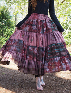Tie Dye Zijden Rok 219