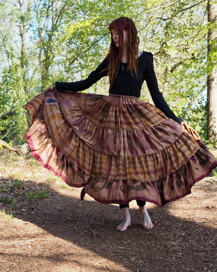 Tie Dye Zijden Rok 221