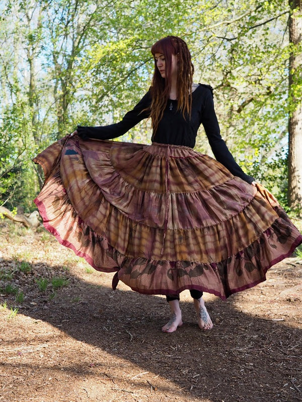 Tie Dye Zijden Rok 221