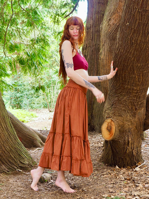 About You Skirt Warm Orange