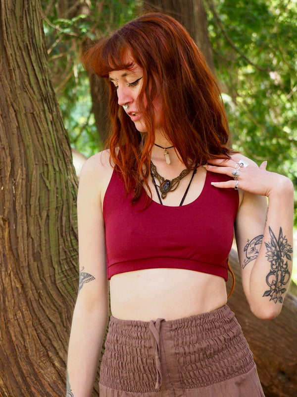 Bratop Lagherta Marroon Rood