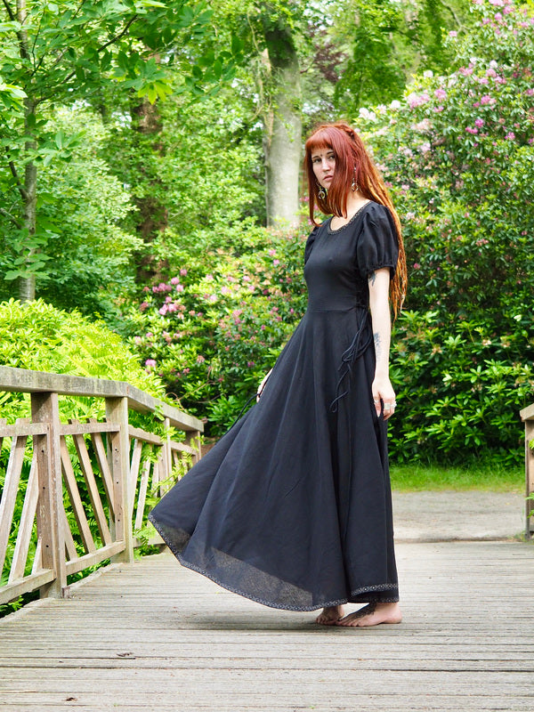 Zomer Berkana Jurk Zwart