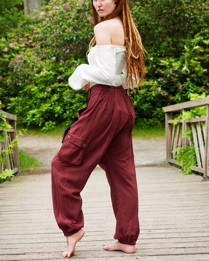 Harem broek Warm Bruin