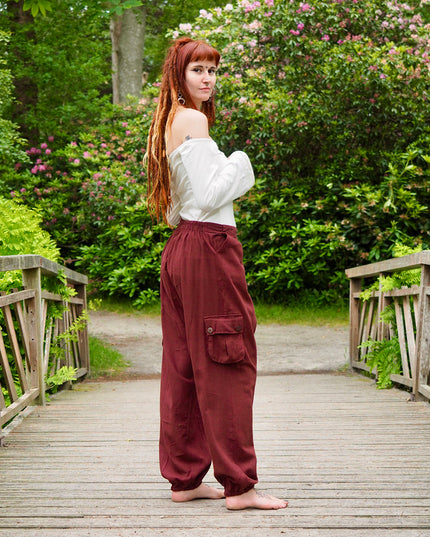 Harem broek Warm Bruin