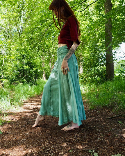 Happy Wanderer Pants (skirt) Moss Green 