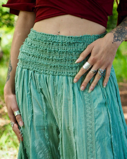 Happy Wanderer Pants (skirt) Moss Green 