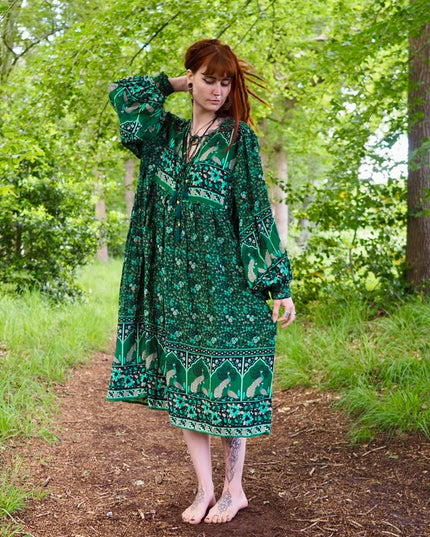 Maeve Midi jurk (limited edition) Groen