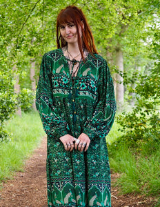 Maeve Midi jurk (limited edition) Groen