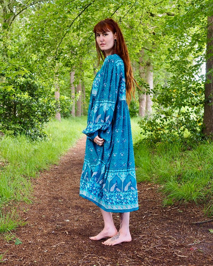 Maeve Midi jurk (limited edition) Blauw