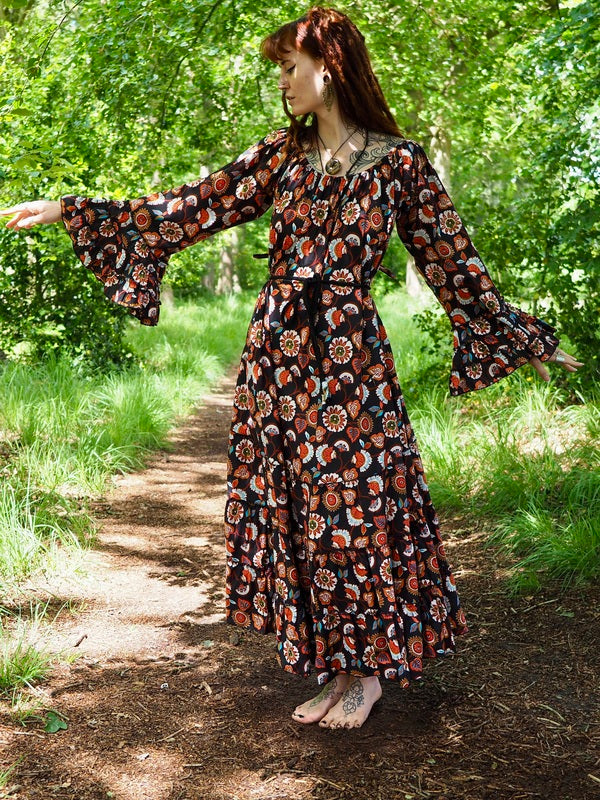 Lilith bohemian lange jurk