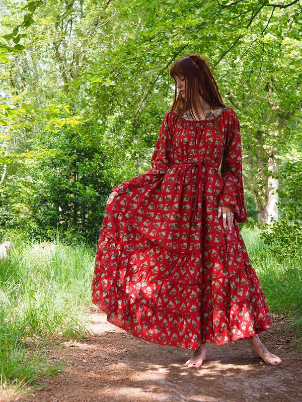 Lilith bohemian lange jurk