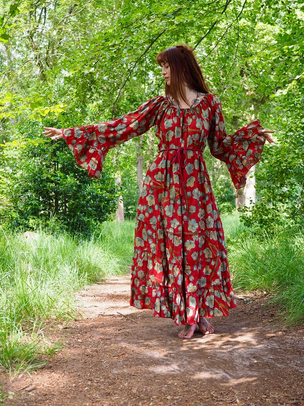 Lilith bohemian lange jurk