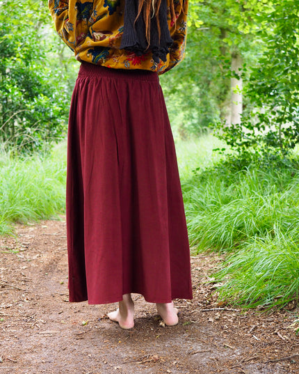 Cosy rib Rok Marroon Rood