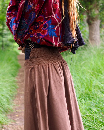 Cosy rib Rok warm Bruin