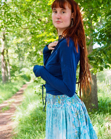 Astarte Top Bamboo/Cotton Blauw