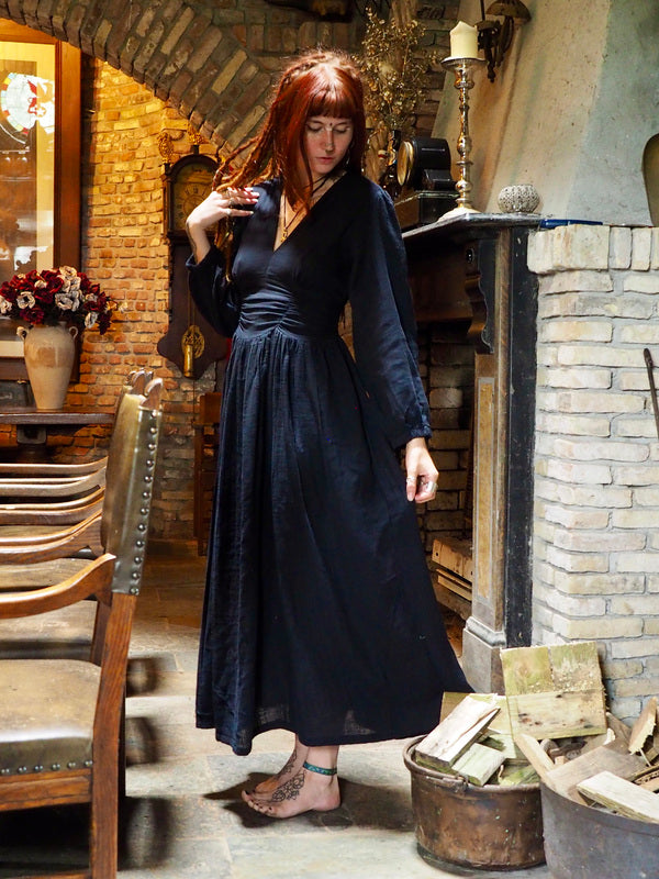 Lange Jurk M En S Mode Jurken Elegante Zwarte Fluwelen Maxi Jurk