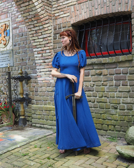 Zomer Berkana Jurk Korenblauw