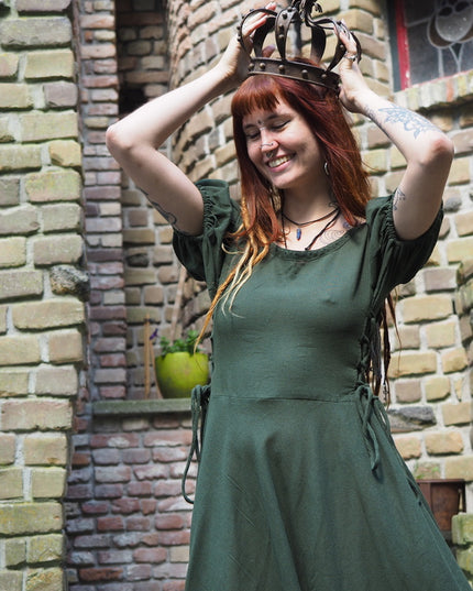 Zomer Berkana Jurk Groen