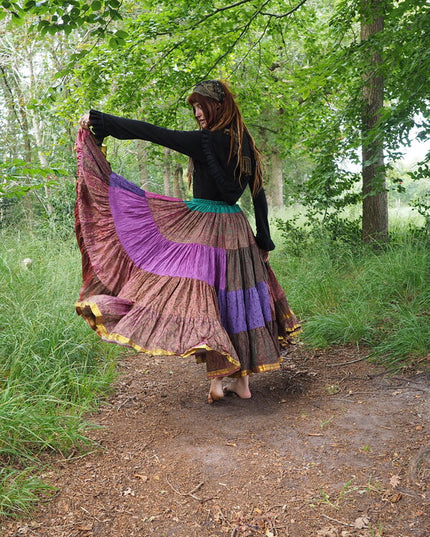 Silk Gypsy Skirt 346