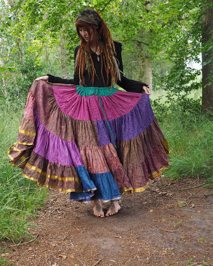Silk Gypsy Skirt 346