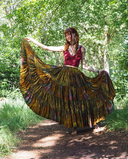 Zijden Gypsy Rok 120