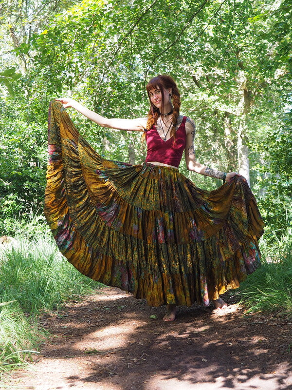 Zijden Gypsy Rok 120