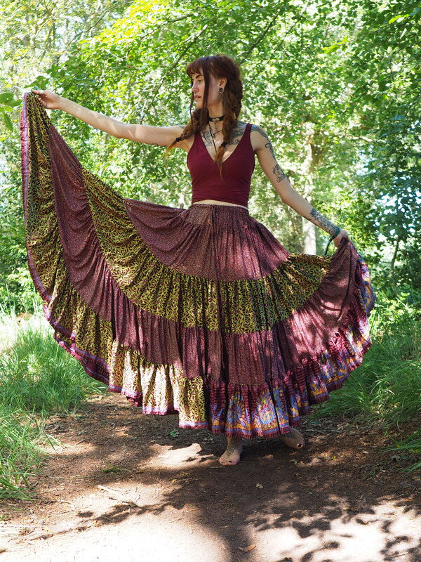 Zijden Gypsy Rok 124
