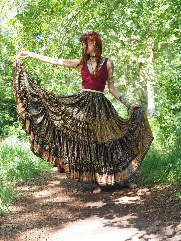 Zijden Gypsy Rok 130