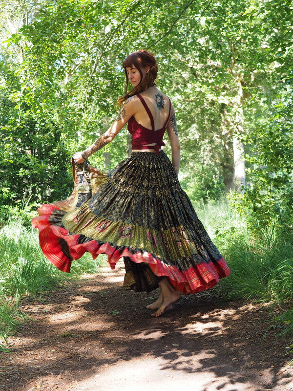 Zijden Gypsy Rok 130
