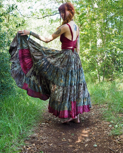 Silk Gypsy Skirt 144