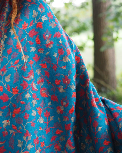 Omslagdoek Paisley Turquoise