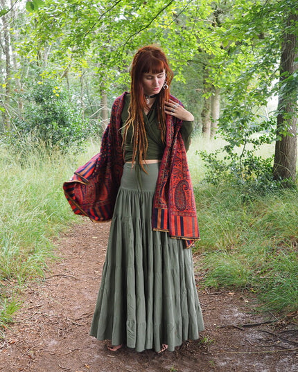 Omslagdoek Paisley Donkerblauw