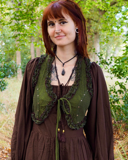 Aradia vest Groen