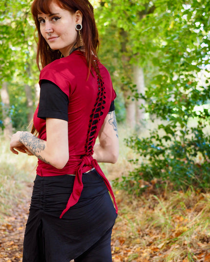 Lakshmi Top Marroon Rood