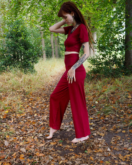 Prana top Marroon Rood