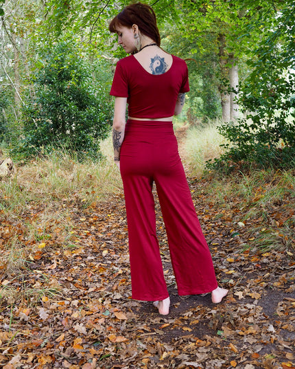 Shanti Pant Marroon Rood
