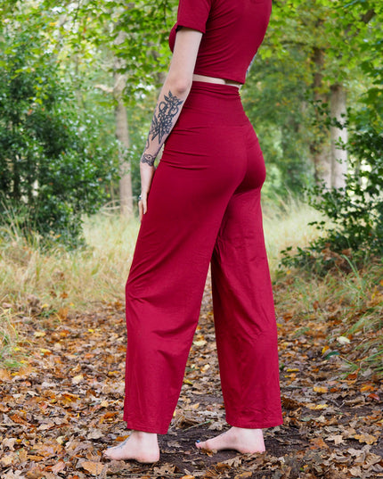 Shanti Pant Marroon Rood