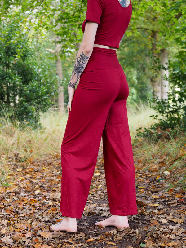 Shanti Pant Marroon Rood