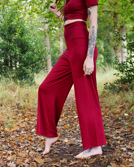 Shanti Pant Marroon Rood