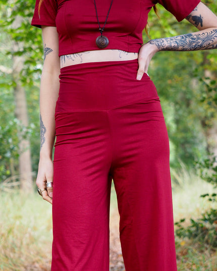 Shanti Pant Marroon Rood