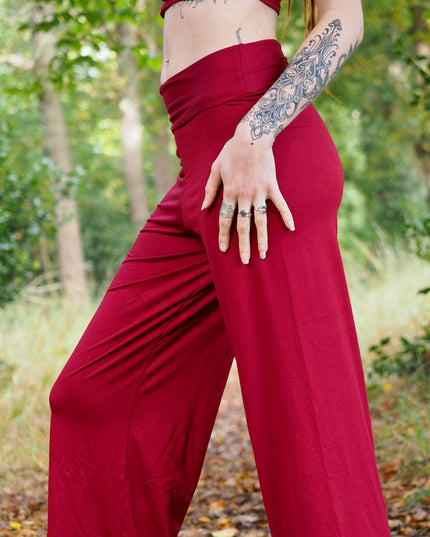 Shanti Pant Marroon Rood
