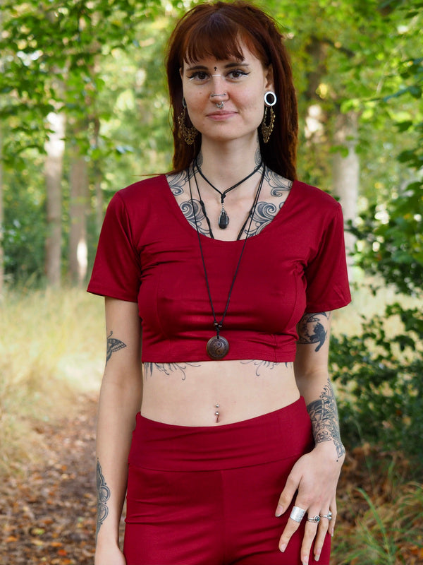 Prana top Marroon Rood