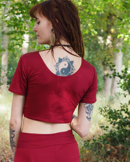 Prana top Marroon Rood