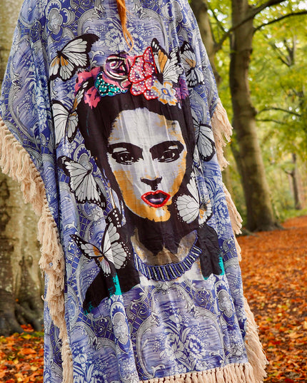 Frida Kahlo Boho Poncho