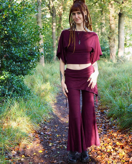 Roup Top Burgundy