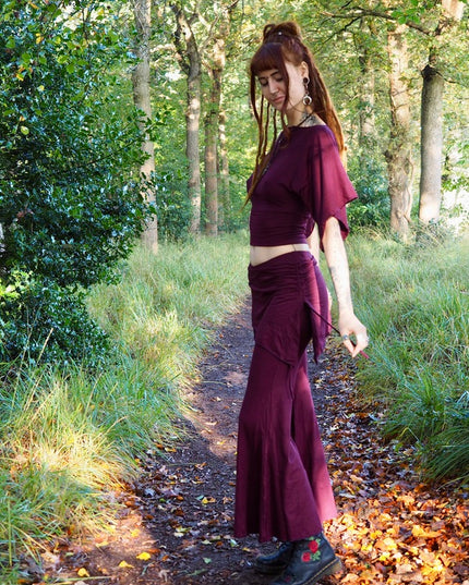 Roup Top Burgundy