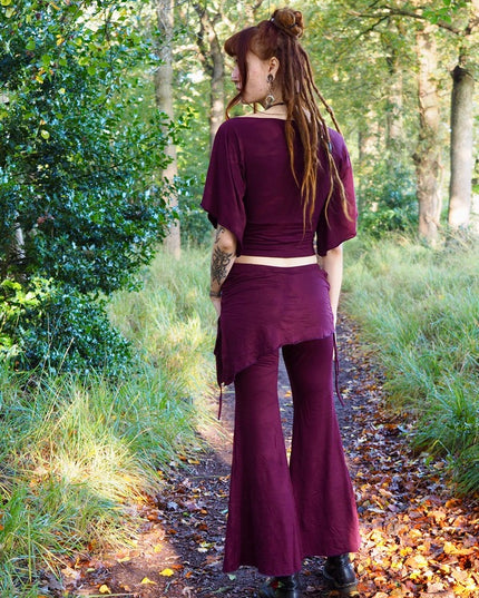 Roup Top Burgundy